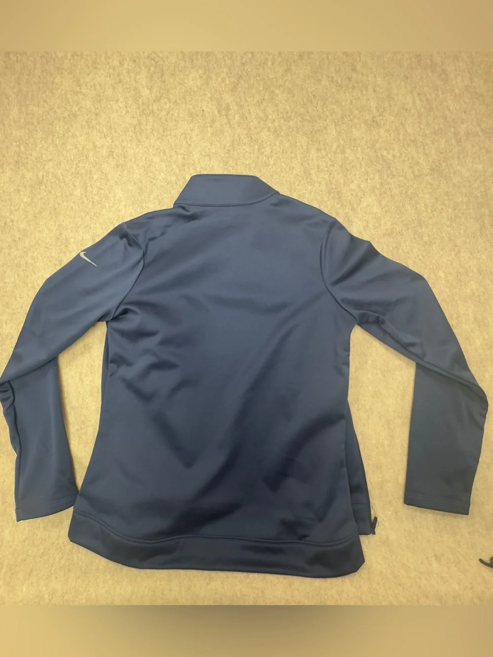 Nike NKAH6260 Ladies Therma-FIT Full-Zip Fleece - Midnight Navy with DMS embd